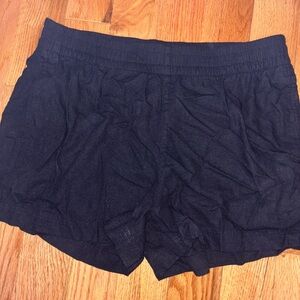 Old Navy Women's Black Linen Shorts